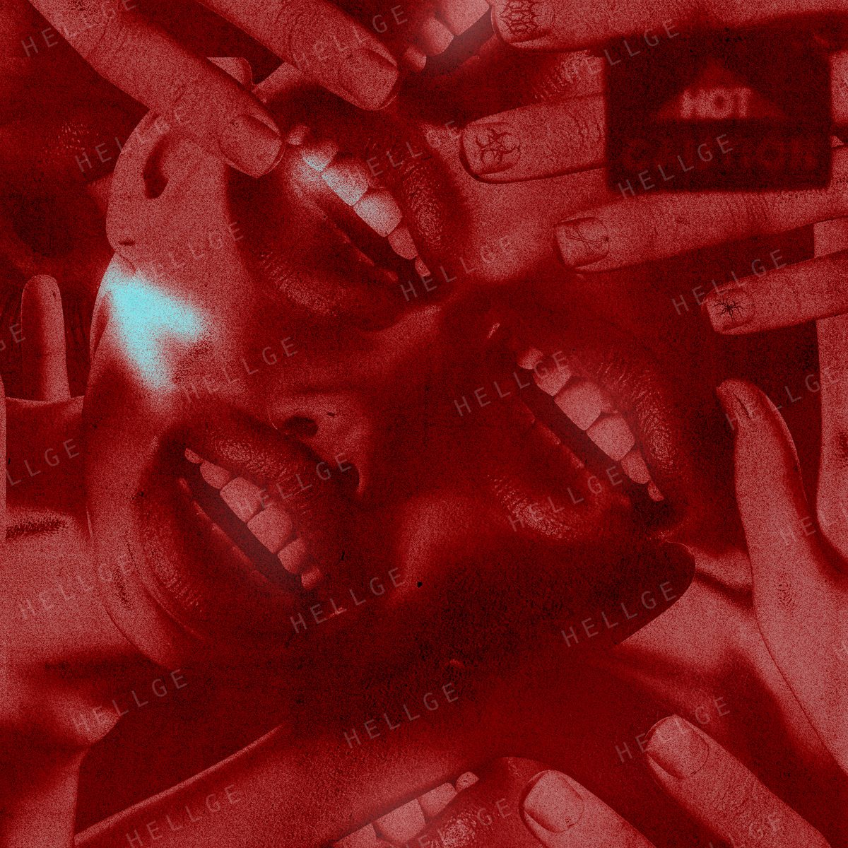 RED HUNGER — trap / rage cover art